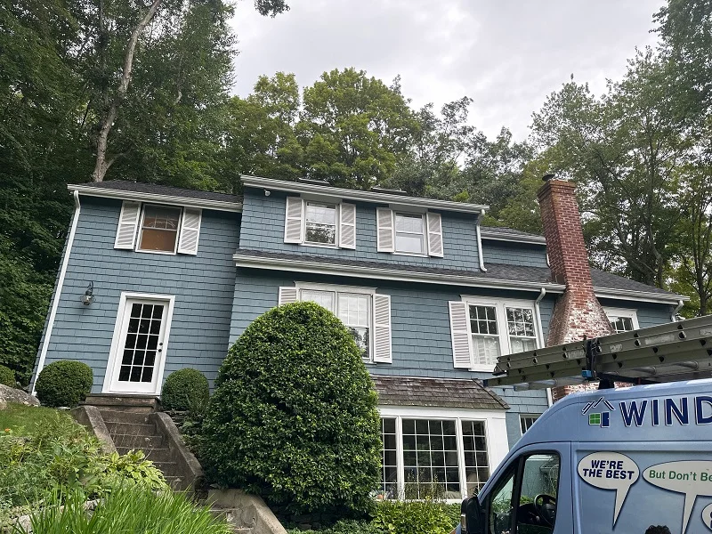 A Wilton home needing replacement windows